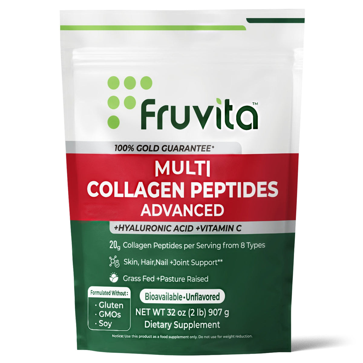 Fruvita® Multi Collagen Protein Powder