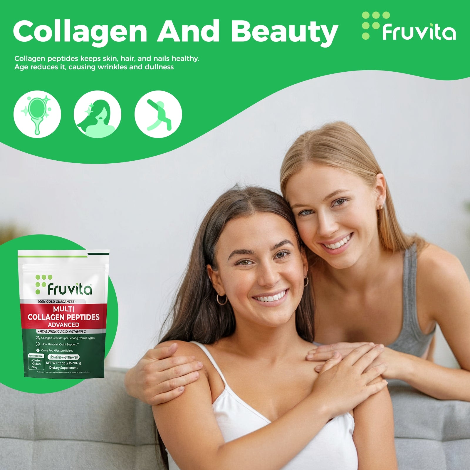 Fruvita® Multi Collagen Protein Powder